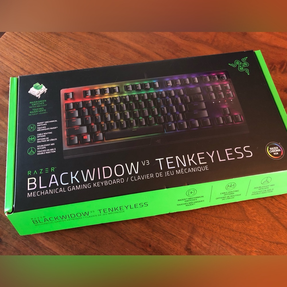 Razer Blackwidow V3 gaming keyboard